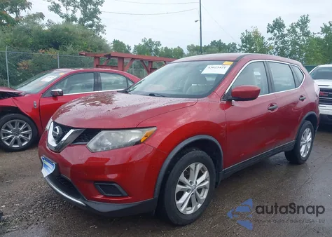 2016 Nissan Rogue S из США, поврежденный, VIN KNMAT2MV8GP594805